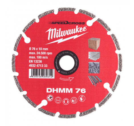 DISQUE DIAMANT MULTI MATERIAUX 76MM