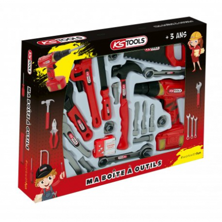 COFFRET D'OUTILS POUR ENFANT