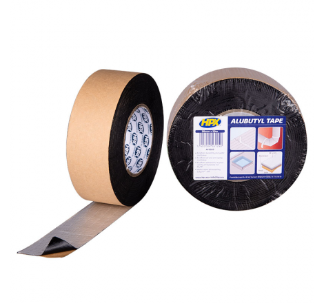 ALUBUTYL TAPE ALU/NOIR 50MMX20MX0,5MM