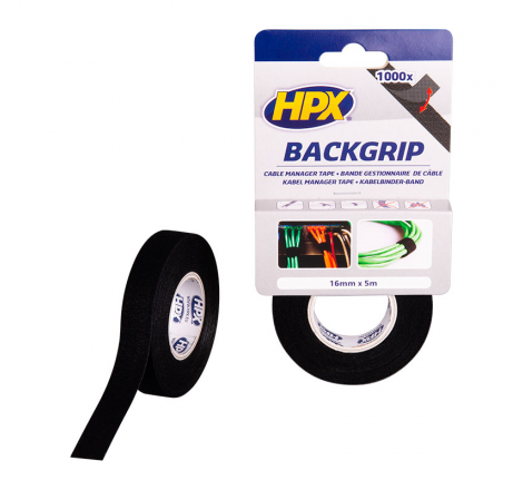 BACK GRIP NOIR 16MMX5M