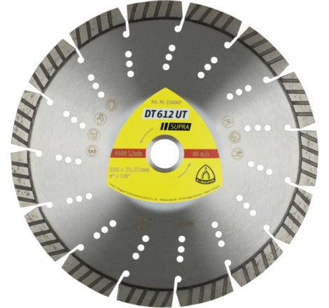 DISQUE DIAMANTE DT 612 UT 230 X2.6 X 22.23 MM