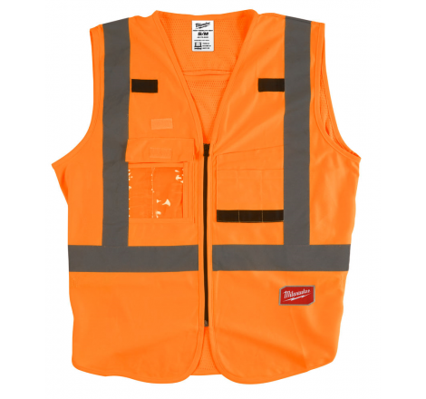 GILET HAUTE VISIBILIE ORANGE